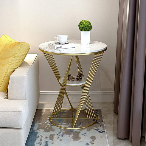 Designer Round End Table